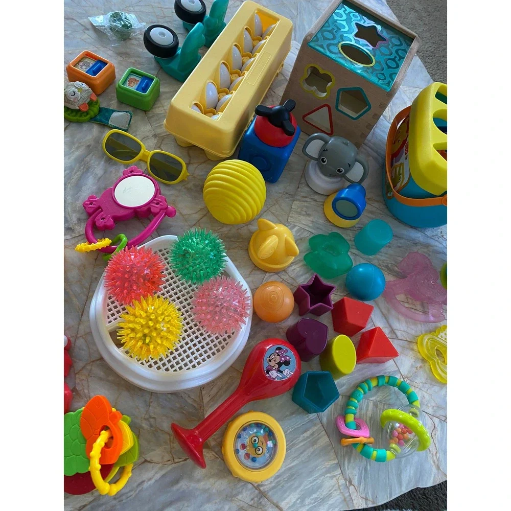 Fisher-Price Disney Sesame Street Baby Toddler Sensory Developmental Toy Lot